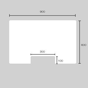 飛沫対策 日本製 透明 アクリルパーティション W900×H600×300 アクリル板厚3mm 窓付き H型 パーテーション 簡単組立式 工事不要 簡単設置 感染対策 ウイルス対策 クリア樹脂 デスク 受付窓口 卓上 仕切り板【受注生産 返品交換不可】