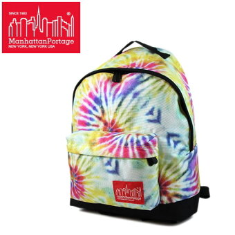 }nb^|[e[W  obNpbN MP1209TD Manhattan Portage Tie Dye Print Fabric Big Apple Backpack