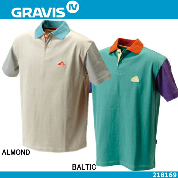 メンズ GRAVIS JPN MULTI PANEL POLO 218169グ