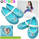 クロックス アナと雪の女王 キッズ ベビー キーリー フローズン フラット crocs keeley frozen flat 200919 子供靴 女の子 サン...