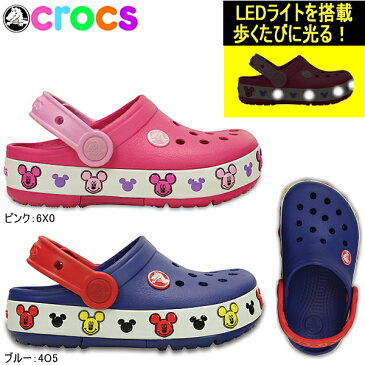 クロックス クロックスライツ ミッキー クロッグ キッズ 203072 CROCS crocslights Mickey clog kids サンダル