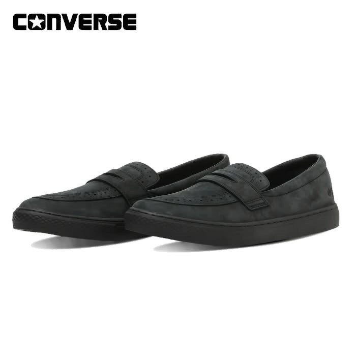 Rakuten - コンバース CONVERSE ALL STAR COUPE BG LOAFER オールスター クップ BG ローファー メンズ ローカット ヌバック ローファー スニーカー シューズ 靴 黒 ブラック