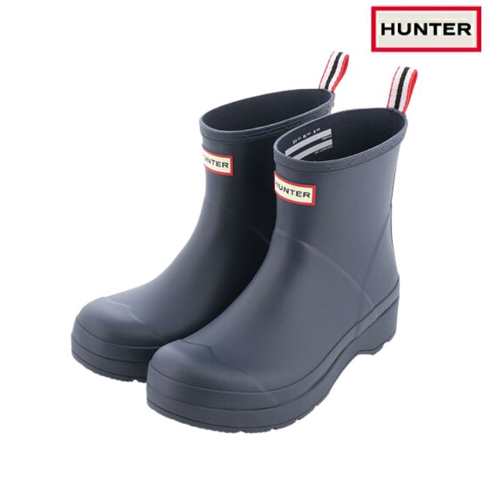 Rakuten - ハンター HUNTER レインブーツ メンズ オリジナル ショート プレイ ブーツ レインブーツ ショートブーツ 雨 雪 梅雨 スノーブーツ MFS9088RMA VLE