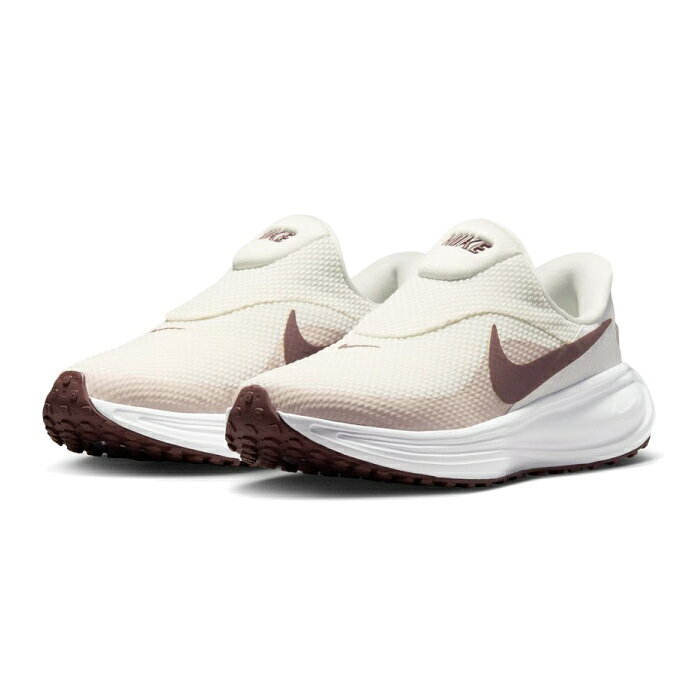 立ったまま 履ける 靴 ハンズフリー ナイキ NIKE レディース スニーカー ウィメンズ ナイキ レボリューション 8 イージーオン HQ2415-002 カジュアルシューズ W NIKE REVOLUTION 8 EASYON 白 ホワイト 赤 レッド 手を使わないで履ける靴 手を使わずに履ける 靴