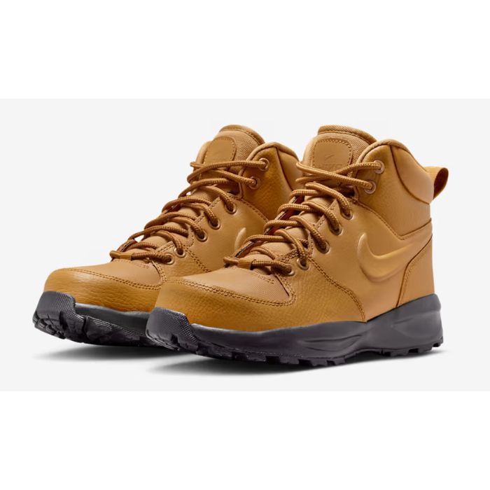 乐天商城 - ナイキ NIKE IH7679 700 マノア 17 MANOA 17 ブーツ ジュニア レザーシューズ スニーカー アウトドア トレイル 登山 靴 かっこいい 冬靴 本革 スノーブーツ ウィンターブーツ ブラウン