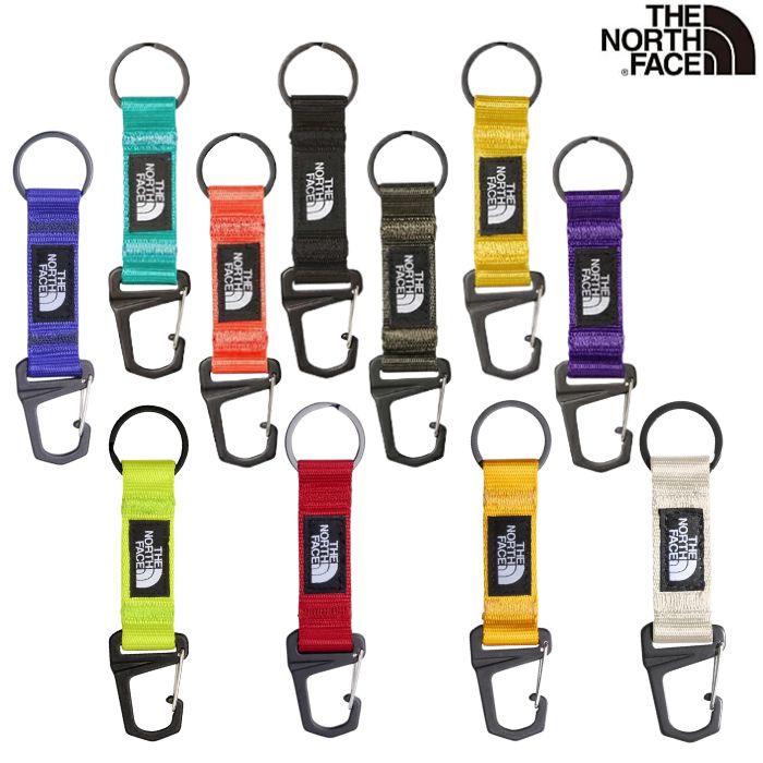 Rakuten - ザ・ノース・フェイス TNFキーキーパー NN32434 THE NORTH FACE TNF KEY KEEPER ユニセックス アクセサリー ヒートカット カラビナ付きキーホルダー