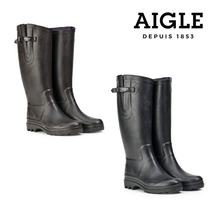 エーグル レインブーツ エーグル レインブーツ レディース エーグランティーヌ AIGLE AIGLENTINE2 ラバーブーツ ロング 雨靴 長靴 黒 茶 レインシューズ 雪 梅雨