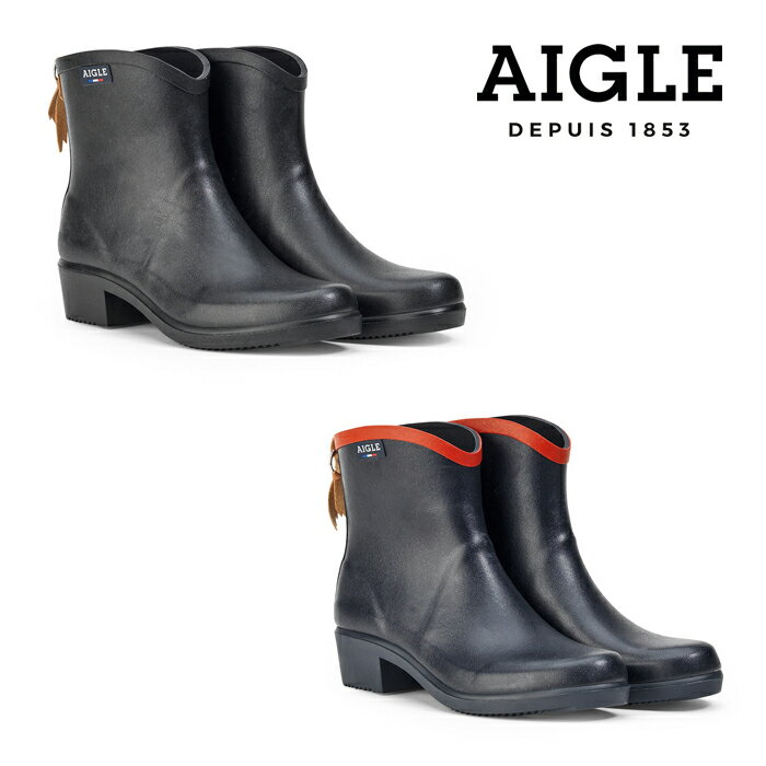 エーグル レインブーツ レディース ミスジュリエット ボッティロン AIGLE MS JULIETTE BT 2 ラバーブーツ 雨靴 長靴 黒 レインシューズ 雪 梅雨