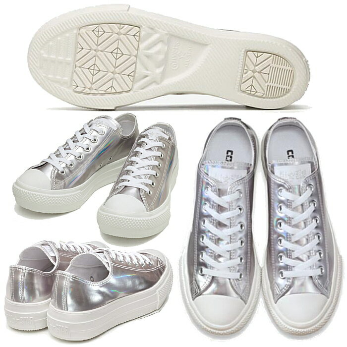 コンバース レディース スニーカー sneaker 20代 30代 40代 50代 オールスター ライト PLTS ホログラム OX CONVERSE