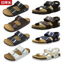 エドウィン EDWIN メンズ サンダル カジュアル 紳士サンダル コンフォートサンダル プレゼント 父の日 EB1001 EB1002 エドウィン サンダル ...