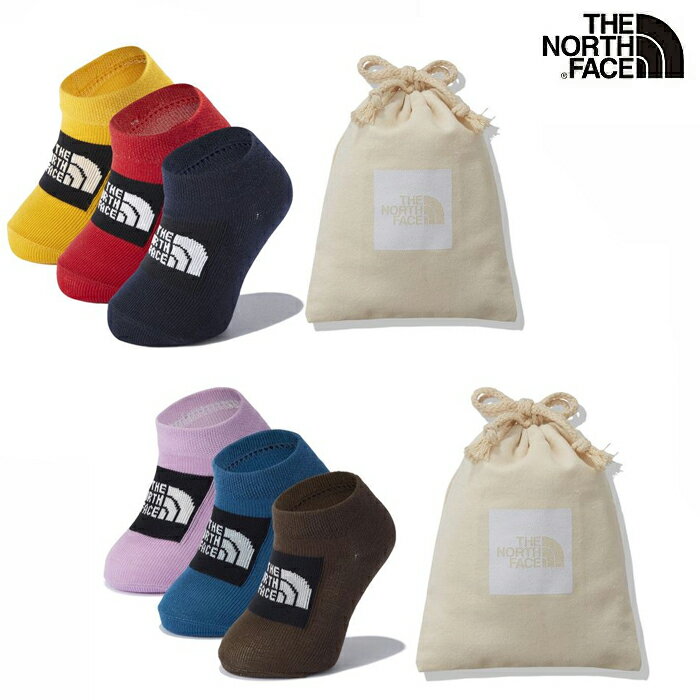 ザ・ノースフェイス ベビー オーガニック ソックス 3P NNB82090 Baby Organic 3P THE NORTH FACEのサムネイル