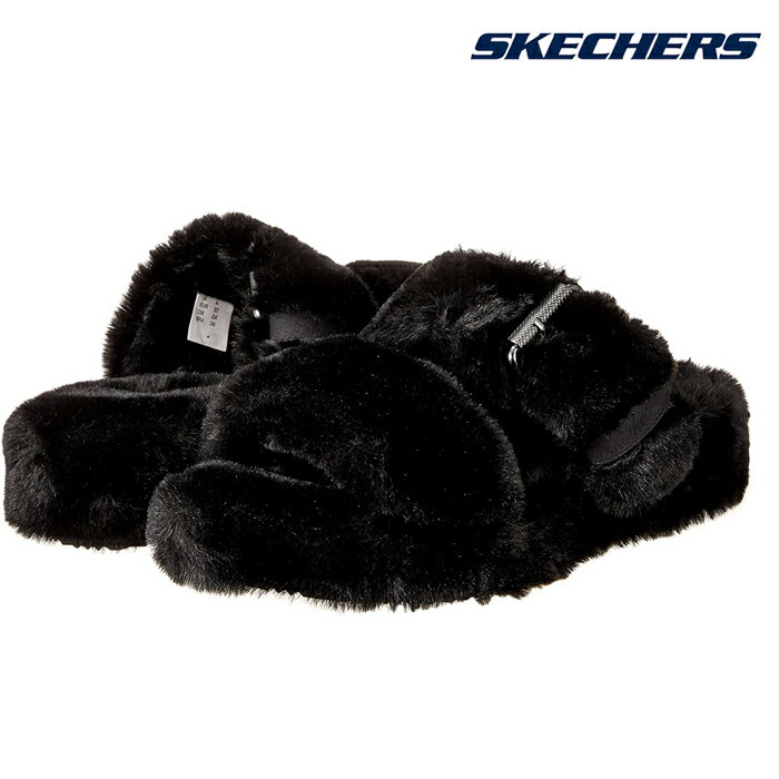 スケッチャーズ SKECHERS レディース コジー ウェッジ COZY WEDGE 167238 ファー サンダルのサムネイル