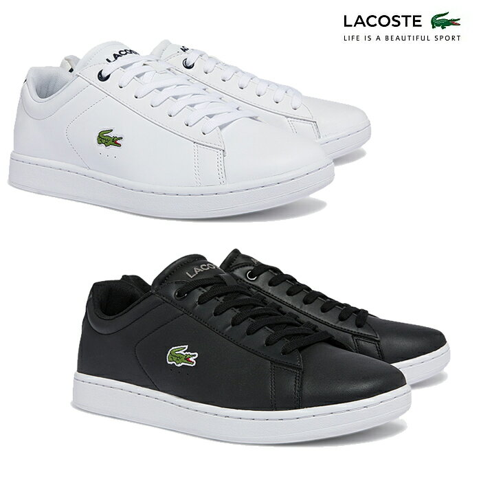 ラコステ レザースニーカー メンズ ラコステ LACOSTE メンズ スニーカー カーナビーエヴォ TRI 1 CARNABY EVO BL 21 1 SM00021 靴 レザー ローカットスニーカー