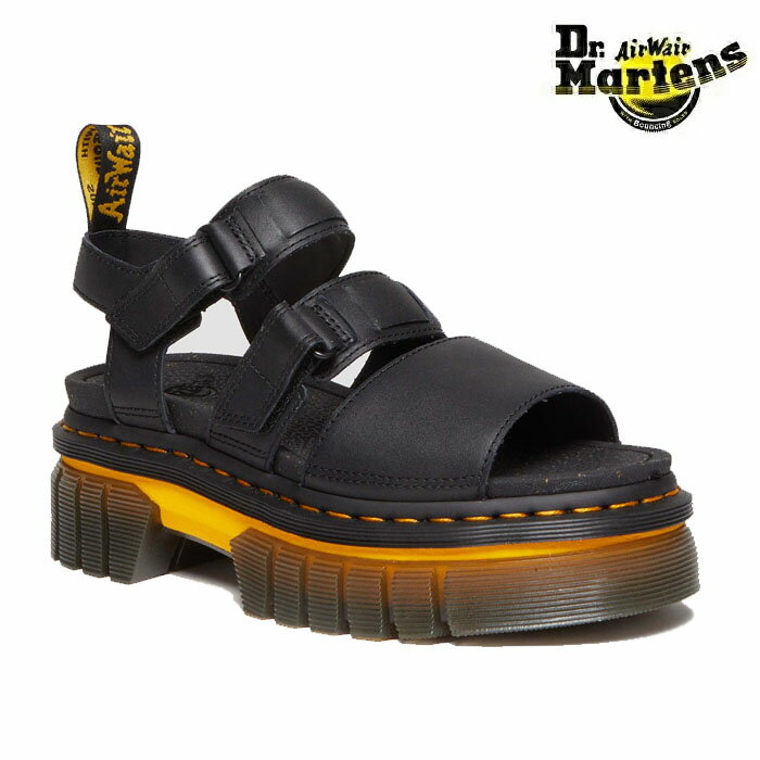 ドクターマーチン Dr.Martens RICKI 3 30579001 レディース リッキー ストラップ サンダル ブラック レザー