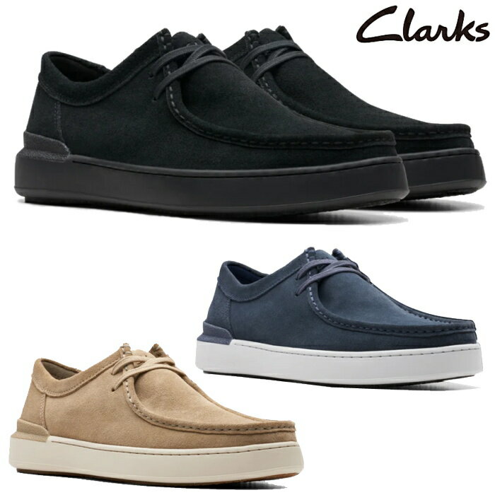 JUNRed CLARKS / クラークス Wallabee ワラビー ジュンレッド シューズ・靴 モカシン・デッキシューズ ブラック ベージュ【送料無料】