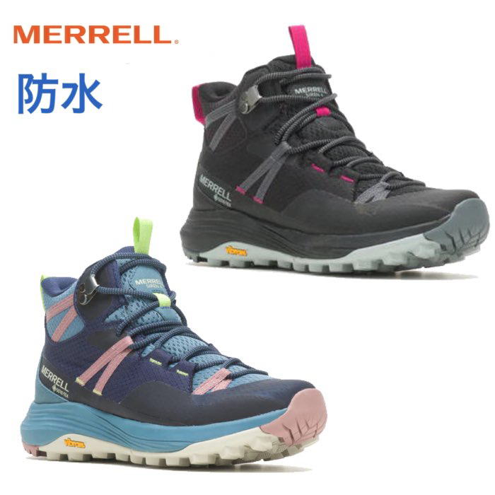 メレル MERRELL W037282 W037288 サイレン 4 ミッド ゴアテックス レディース 防水 透湿 アウトドア スニーカー ハイカット 靴