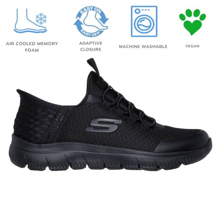 立ったまま 履ける 靴 ハンズフリー スケッチャーズ SKECHERS 403833L スリップイ...