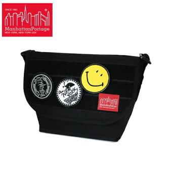 }nb^|[e[W X}C[EtFCX bZW[obO MP1605JRHLE ʌ Manhattan Portage Emblems Bag -Emblem of SMILEY FACE- Casual Messenger Bag 