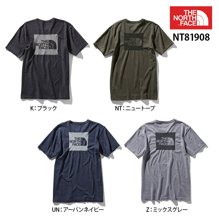 楽天スニーカー・靴激安通販 Reloadノースフェイス tシャツ ショートスリーブ スクエアロゴ ジャカードティー THE NORTH FACE S/S Square Logo Jacquard Tee NT81908