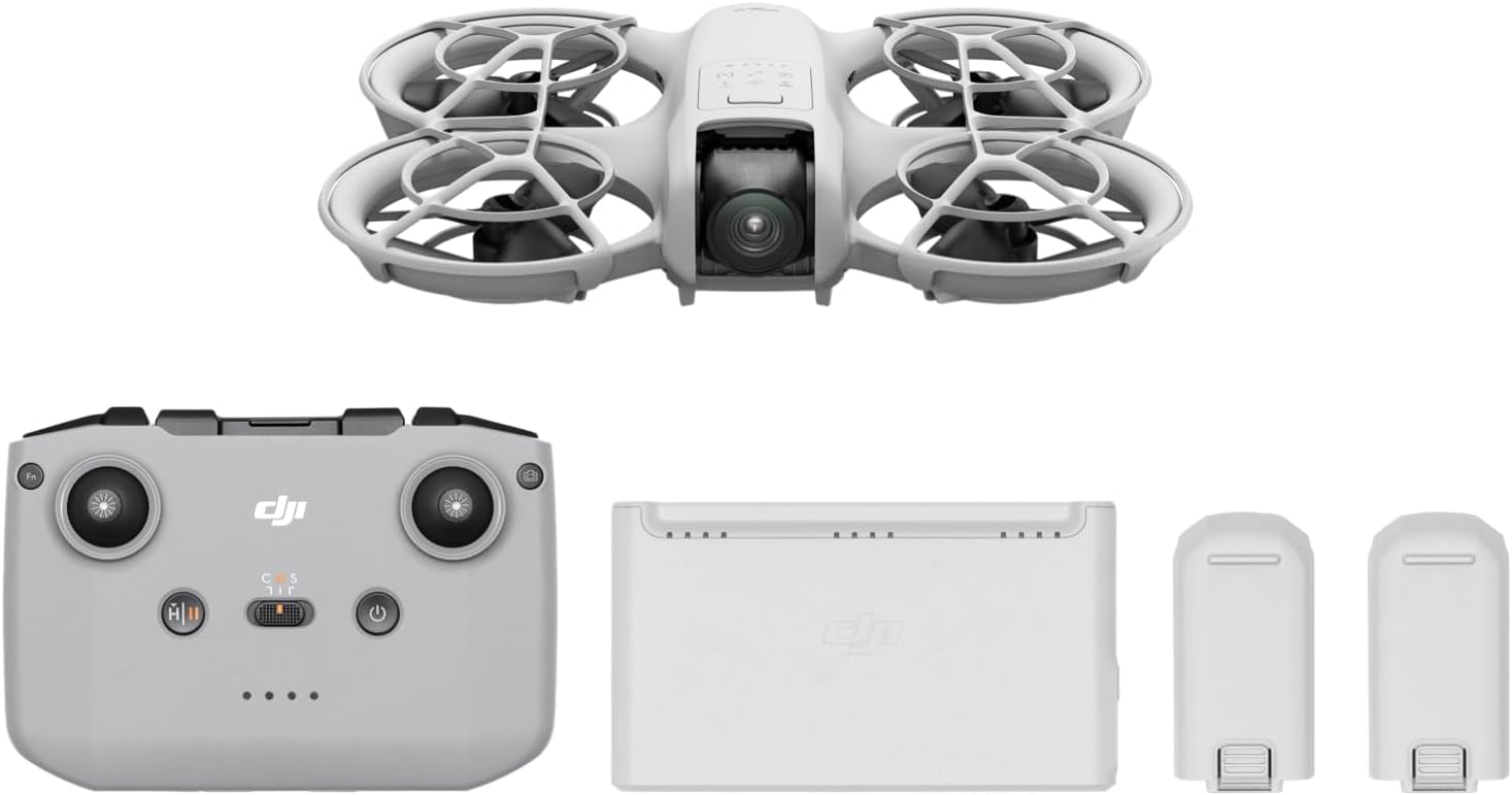 【外装訳あり】DJI Neo Fly More コンボ(RC-N3付属) ドローン カメラ付き 4K UHDカメラ 小型ドローン fpvドローン バッテリーx3 合計飛行時間54分 135g軽量 自動追跡ドローン