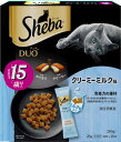 【訳あり】シーバ デュオ キャットフード 15歳以上 クリーミーミルク味 200g×12個(ケース買い)