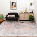 【外箱わけあり】DECOMALL ペルシャ絨毯風 カーペット 3畳 ラグ 160x230CM 洗える 花柄 オールシーズン 滑り止め付 防臭 防ダニオ レンジ ...