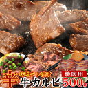 送料無料 お手軽簡単BBQにも♪辛味噌タレ漬け牛カルビ（焼肉用）500g 信州味噌に赤唐辛子・豆板醤の辛みを効かせた焼肉のたれにつけた牛カルビを500gでお届けします。【代金引換不可】【産地直送】