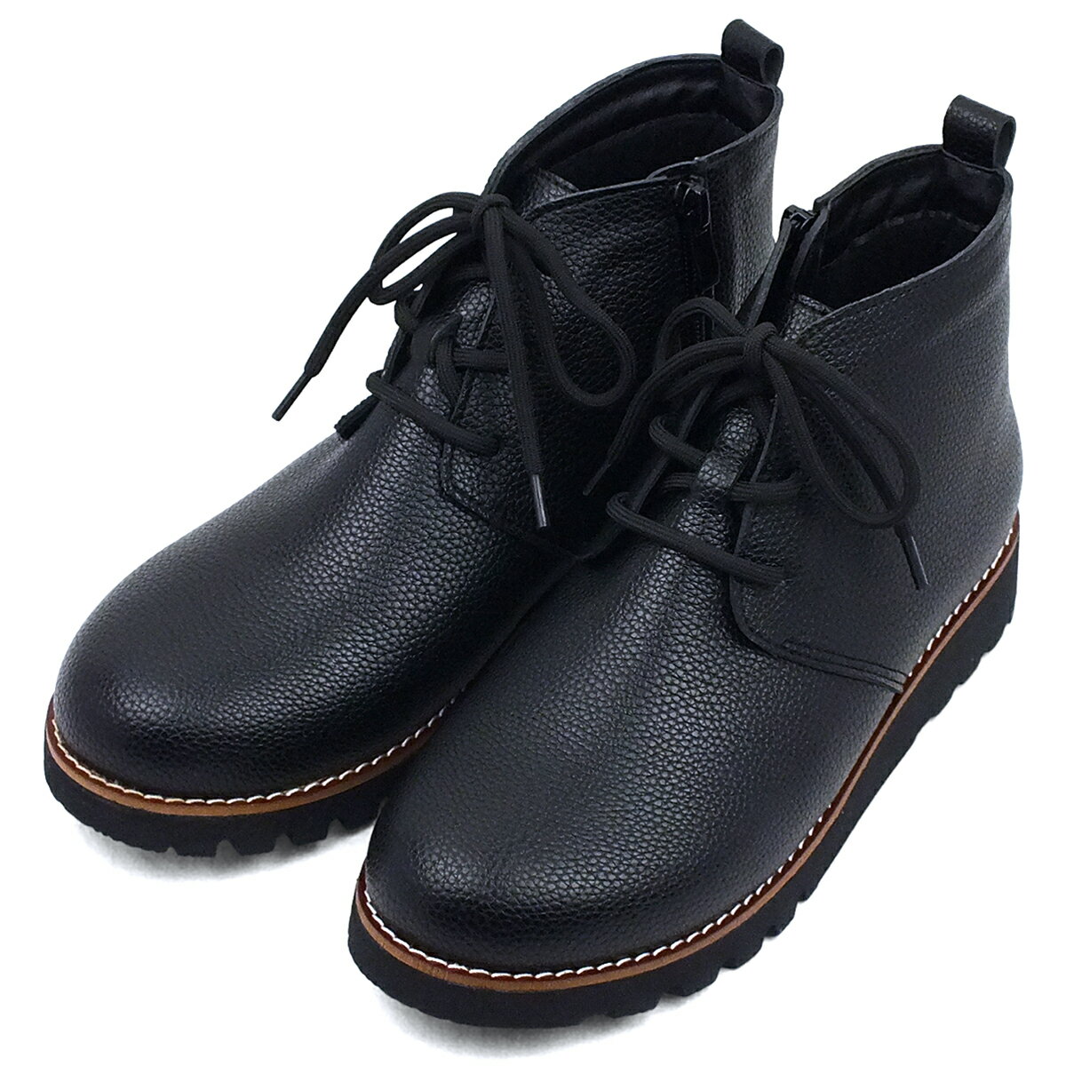 maschietta マスチェッタ レースアップブーツ ブラック ショートブーツ カジュアルブーツ コンフォート..