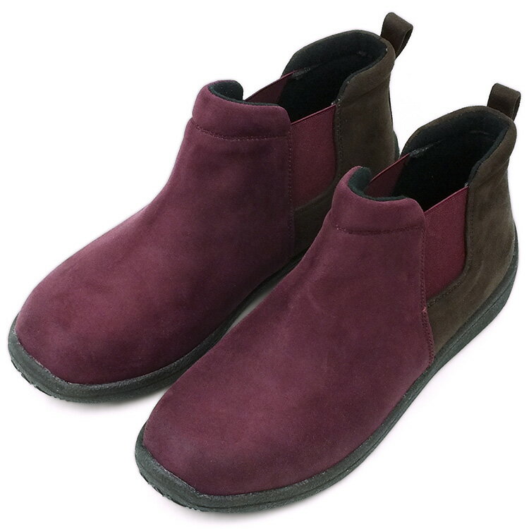 Wilson Lee SPORTS ウィルソンリースポーツ ショートブーツ ワイン/ダークブラウン スエード アンクル ..
