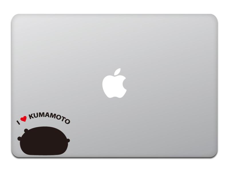 カインドストア MacBook Air/Pro 11 / 13インチ マックブック ステッカー シール くまモンバージョン - 片手あげ M756X