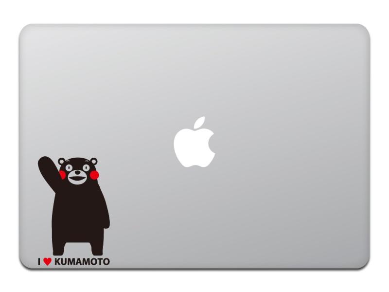カインドストア MacBook Air/Pro 11 / 13インチ マックブック ステッカー シール くまモンバージョン - 片手あげ M756X