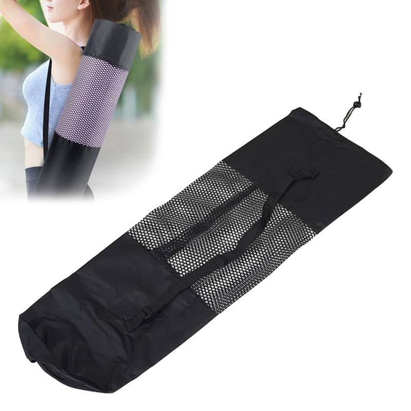 UrbanPulse ヨガマットケース ヨガマット収納バッグ ヨガマットバッグ 25×72cm 多機能ストレージポケット 軽量 通気性 調節可能 大容量 簡易収納 肩掛けヒモ 持ち運び便利 ジム/旅行する/アウト【広範な互換性】幅61センチ、直径16センチ以内の標準ヨガマットに適用し、6ミリと8ミリの厚さヨガマットに対応する。購入前に、フィットするようにヨガマットのサイズを必ず確認してください。【使用感の向上】ネットバッグは異臭がなく、耐摩耗性があり、柔軟性に優れた材料で作られており、耐久性があり、日常的な携帯と繰り返し使用に適しており、日常的な練習や外出時の携帯のニーズに対応しています。【清潔しやすい】網目の設計はヨガマットの通気性を高め、臭いの蓄積を効果的に防止し、防水材質は清潔しやすく、手洗いと機械洗いをサポートし、メンテナンスが簡単で安心である。【調節可能肩ベルト】肩ベルトは調節可能な設計で、必要に応じて自由に快適な長さに調節でき、異なる身長に適応し、楽に背負い、肩を押さずに滑り落ちない。【シンプルで軽量】全体的なデザインはシンプルでスタイリッシュで、軽くて持ち運びやすく、どんなファッションスタイルにも合わせやすく、日常のフィットネス、ヨガレッスン、アウトドアエクササイズの理想的な選択肢です。（お知らせ：本製品にはヨガマットは含まれていません）