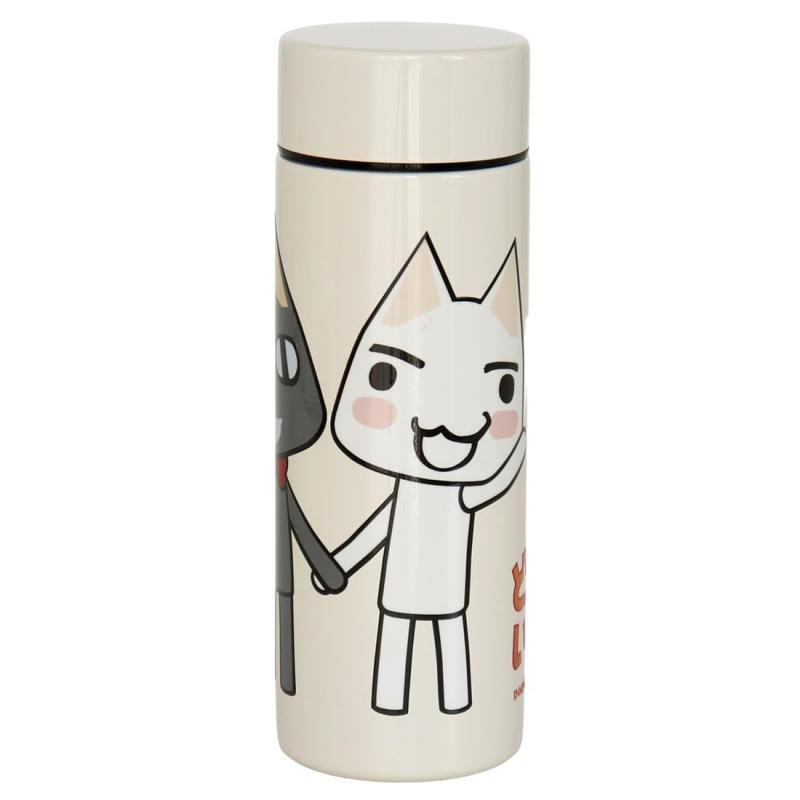 どこでもいっしょ トロとクロ ステンレスボトル (アイボリー / 300ml ) ランチグッズ 水筒 (保温 保冷 氷止め付き ) 001777-0001-01