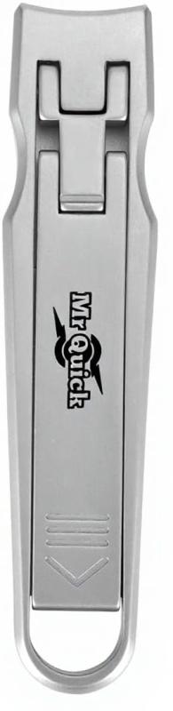 Mr.Quick 爪切り 折りたたみ 軽量つめきり 高級 小型 小さい ツメキリ 極薄 角質甘皮カッター付属 持ち運びに便利 革ケース付属 3点セット フック搭載 キーホルダーに簡単に付けられる 薄型