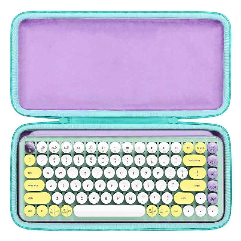 co2CREA 収納ケース 互換品 Logicool ロジクール POP KEYS K730 メカニカル ワイヤレス キーボード+ M370 マウス(ロジクール POP KEYS キーボード)