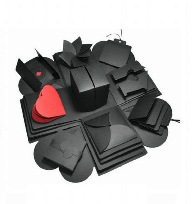 Happiest サプライズボックス DIY 手作りアルバム 誕生日 記念日 プレゼント BOX インスタ映え