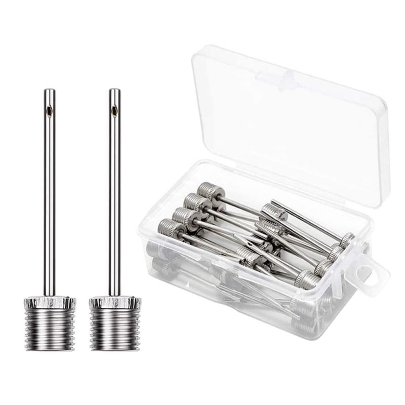 空気入れ針 ケース付け ボール 空気 バスケット サッカー バスケットボール ニードル ボールポンプ針 ステンレス鋼製 替え針 空気針 サッカーボール 30本入