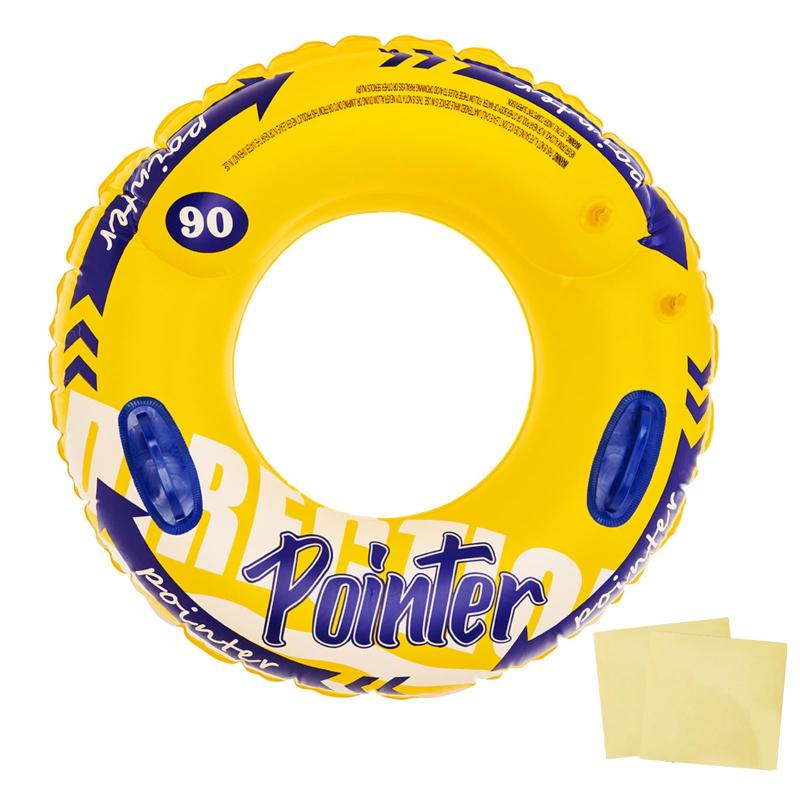 浮き輪 大人用 うきわ 持ち手付き フロート ハンドル付き アームホール デザイン 水遊び 浮き具 人気 空気入れ お風呂 夏休み ビーチ 海水浴 プール 日光浴(2枚修復パッチ）