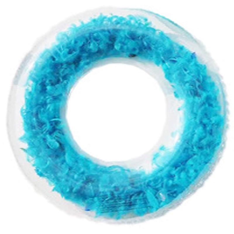 happylaladream うきわ 大人 浮き輪 特大浮き輪 大きいうきわ 羽根 透明 海 プール