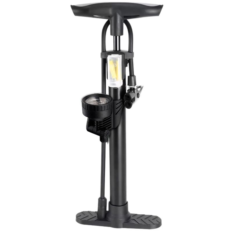 自転車 空気入れ 仏式/英式/米式バルブ対応【160PSI/11Bar】 くうきいれ 自転車 ロードバイク くうき空気入れ コンパクト 小型 軽量 非電動 フレンチバルブ 、電動車、バイク、ボール、球、針