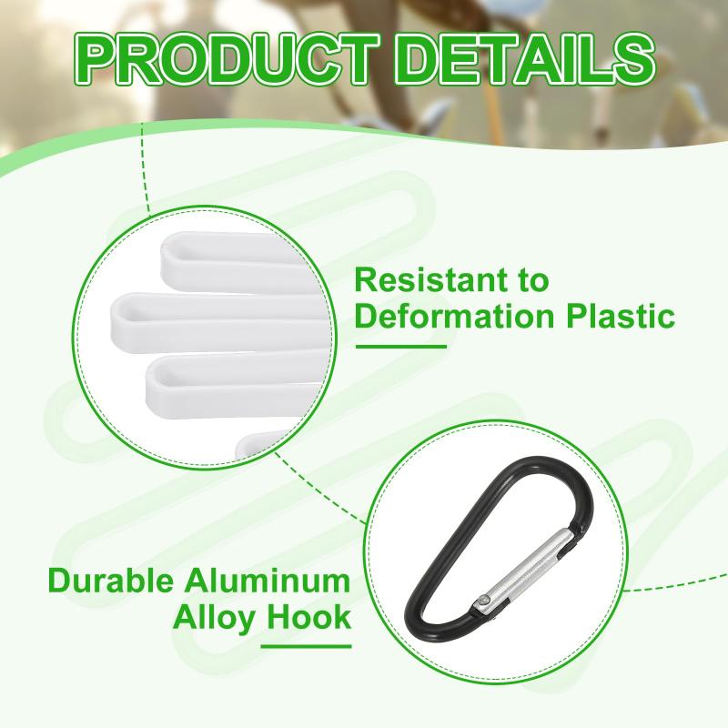 PATIKIL ゴルフグローブ伸ばしャー プラスチック製キーパーサポートラっクホルダードライヤーハンガーフレーム スポーツグローブメンテナンス用 ハンギングフック付き ホワイト