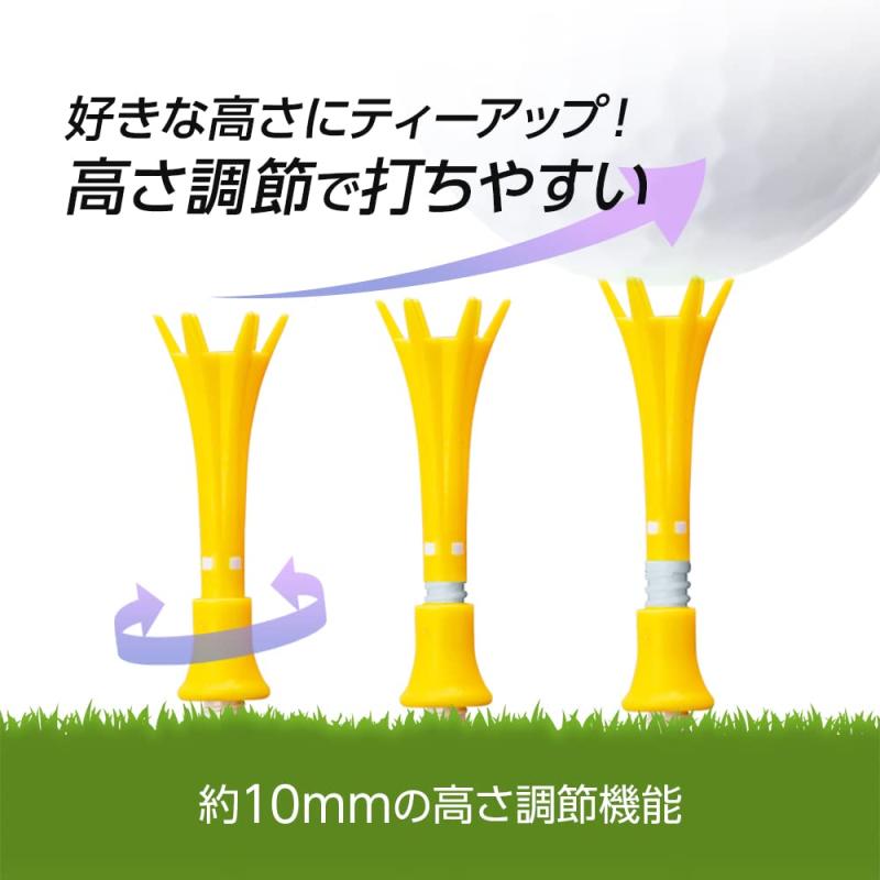 ダイヤゴルフ(DAIYA GOLF) ゴルフティー トマホークティー ロング(5本入) ティーア...
