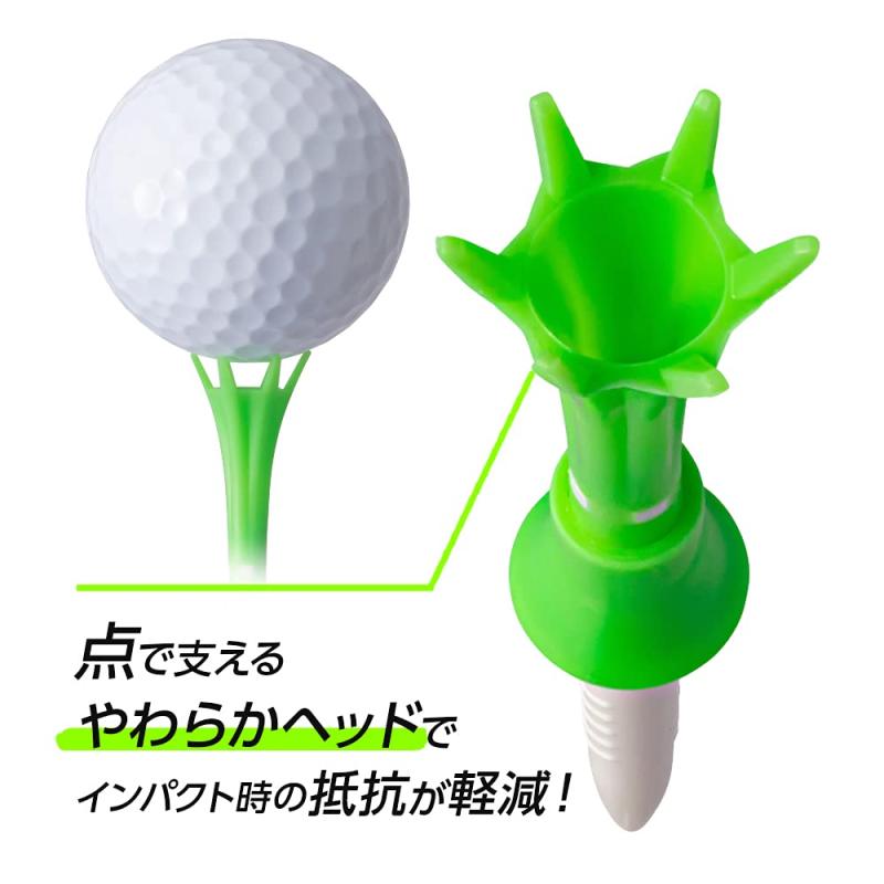 ダイヤゴルフ(DAIYA GOLF) ゴルフティー トマホークティー ロング(5本入) ティーア...