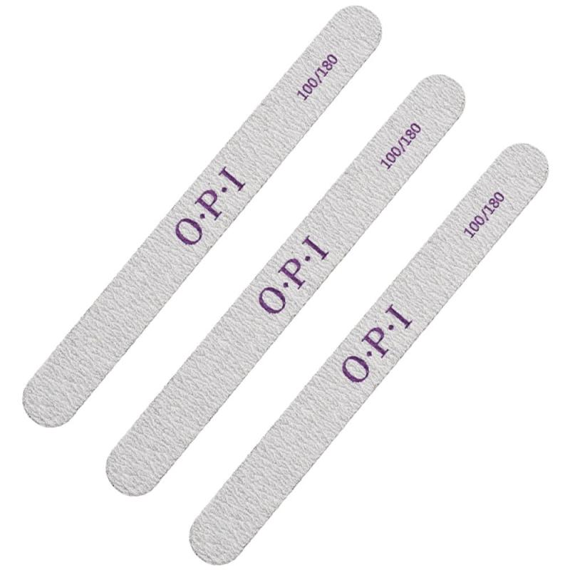 ネイルファイル 3枚セット 100G/180G ジェルネイル オフ ネイルオフ 両面タイプ 爪やすり 爪磨きキューティクル ネイルバッファー ネイルツール ネイル用品 セルフネイル（ストレート型）