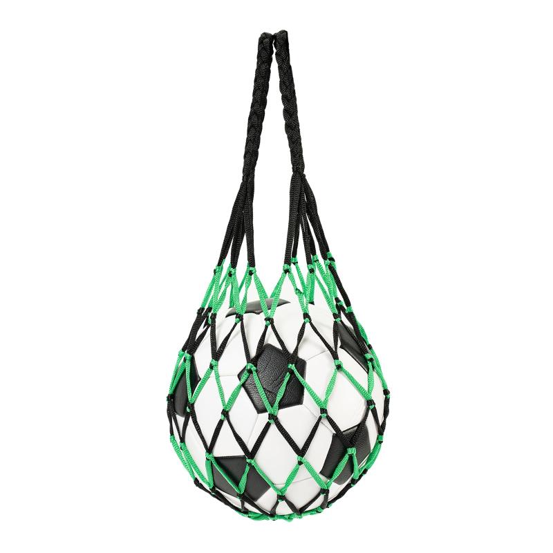 [Amy Coulee] 収納 ボールネット バスケ バレー サッカーボール入れ 網袋 ボールバッグ 軽量 持ち運び 保管用 ナイロン 厚くする 豊富なカラー 子供 大人 学生 1個/2個セット