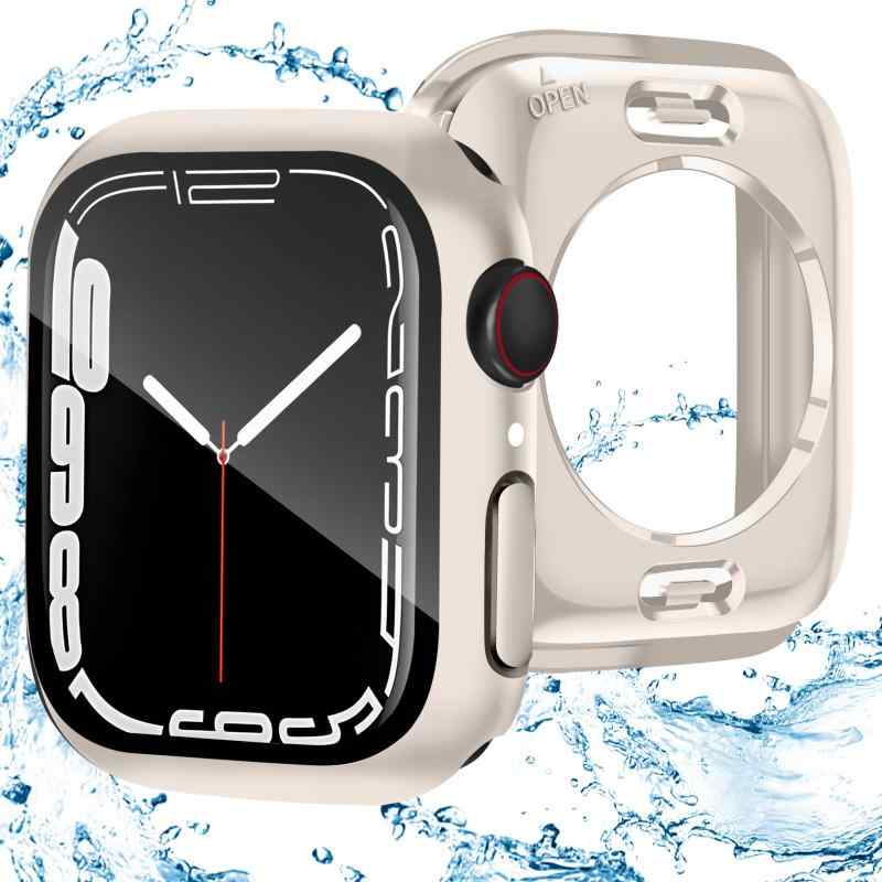 FAZHAN 対応 Apple Watch ケース 40mm Series SE3/SE2/SE/6/5/4 アップルウォッチ カバー 防水 2 in 1 前後の保護 Apple Watch カバー アップルウォッチ ケース 耐衝撃 全面保護 装着簡単(3.0)