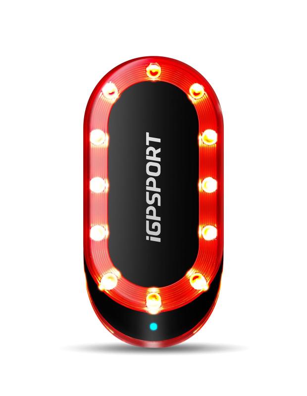 iGPSPORT SR mini ��ž�ָ����졼���� �ꥢ�ӥ塼�졼���� �ơ���饤�� ����160m�ޤǸ���������ܶ��ξ���� �֥졼�����ϥ��饤�� ��ž�֥饤�� 7�ĤΥ饤�ȥ⡼�ɡ֥Хåƥ꡼���̡פȡ�