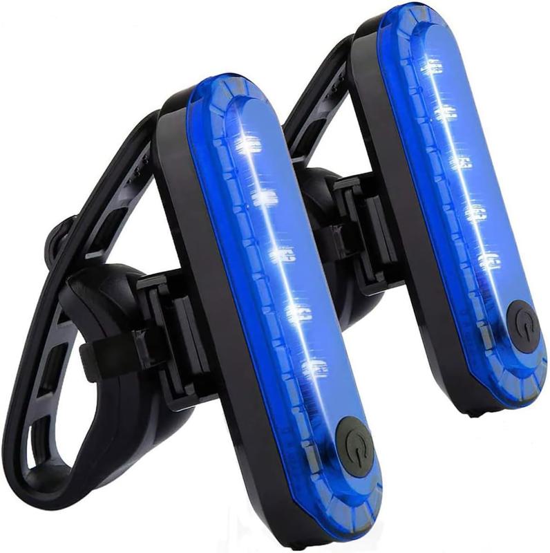 Volcano Eye 自転車 テールライト 2個セット USB充電LEDライト 防水点滅サイクルライト 4点灯モード セーフティーライト 夜間走行の視認性をアピール 簡単装着