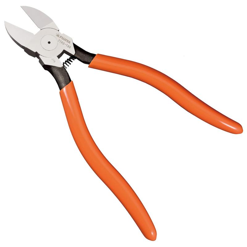 フジ矢(Fujiya) 電工VAニッパ ストレート刃・バネ付き 185mm 77AS-185