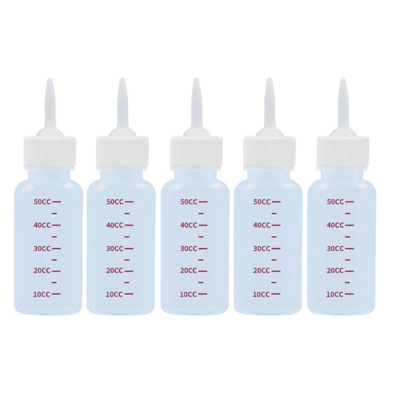 ideastore 猫 哺乳瓶 子猫 子犬 ペット哺乳瓶 注入器 給水 犬猫兼用 50ml 5個セット